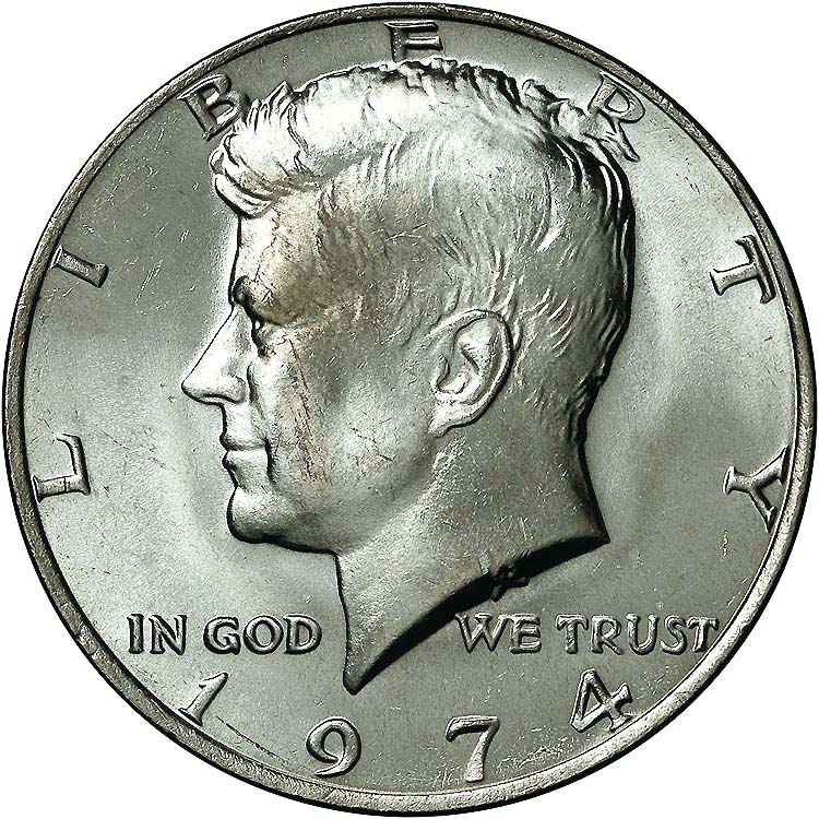 MintProducts Half Dollars 1974 Kennedy Half Dollar Coin